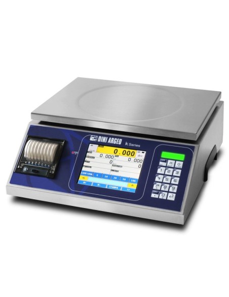 Bilancia acciaio inox touch screen TSK