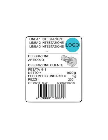 Esempio stampa Bilancia Contapezzi KSTP