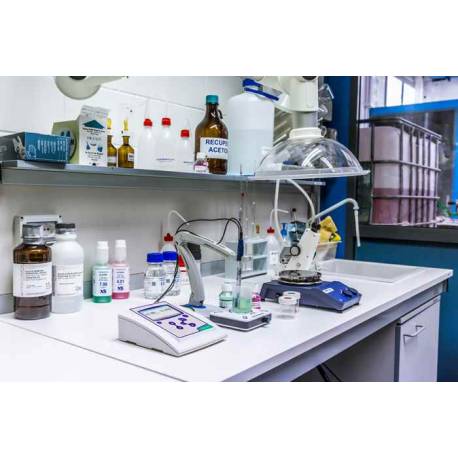 phmetro PH 80+ in laboratorio