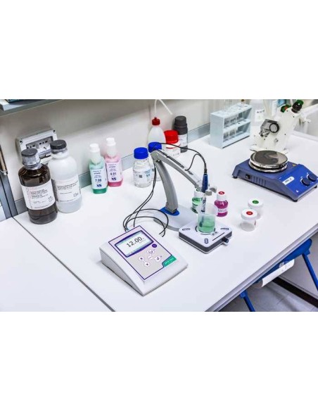 phmetro PH 8+ utilizzo da banco