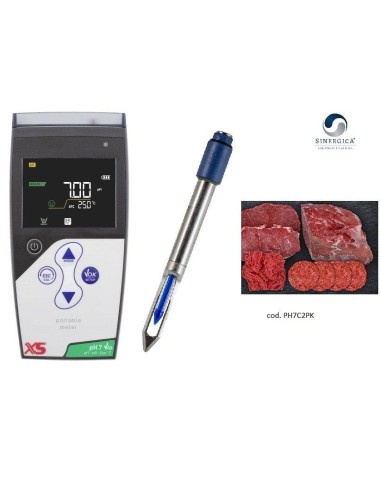 phmetro per carne con elettrodo acciaio + lama