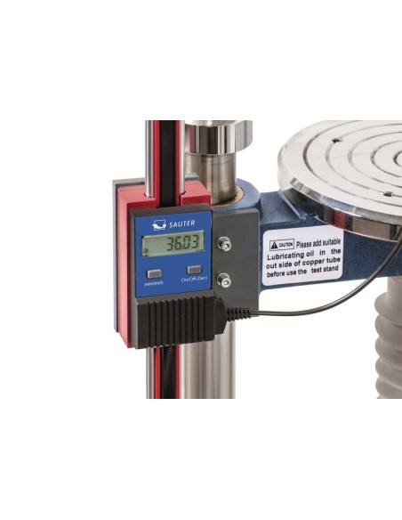 Misuratore di lunghezza montato in fabbrica su banco di test