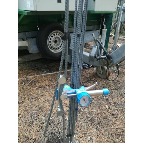Esempio tensiometro su cavi acciaio 3 ton