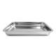 Piatto in acciaio inox per prodotti ortofrutticoli