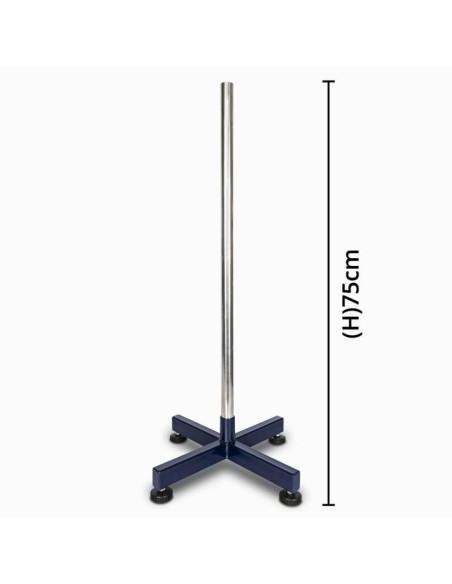 Stand in acciaio inox per indicatori - Altezza 75 cm