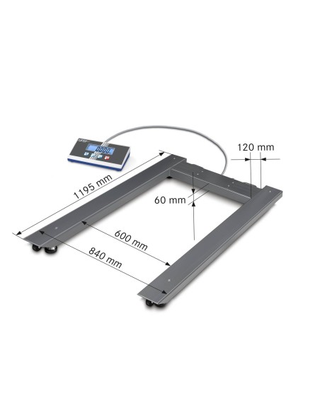 Pesa per pallet KERN UIB dimensioni e misure