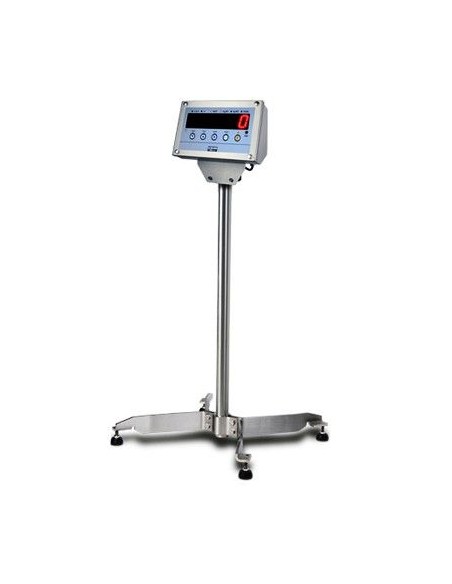 Colonna in acciaio INOX Per indicatori di peso h 917 mm