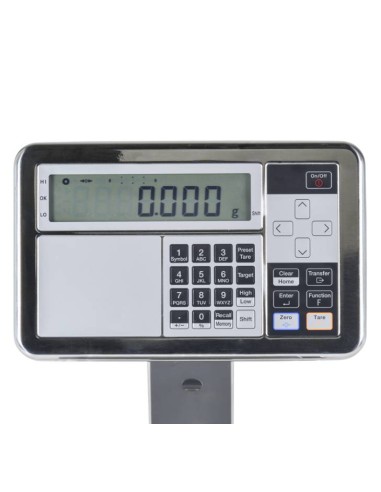 Dettaglio display bilancia ATEX 0 GEX-FZ-1G