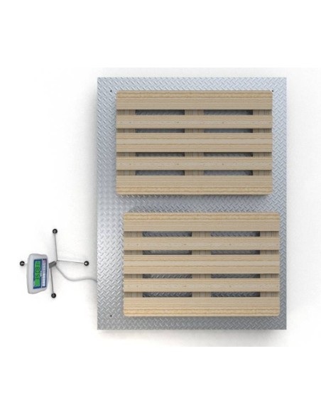 Bilancia industriale 1500x2000 da 4 ton vista dall'alto