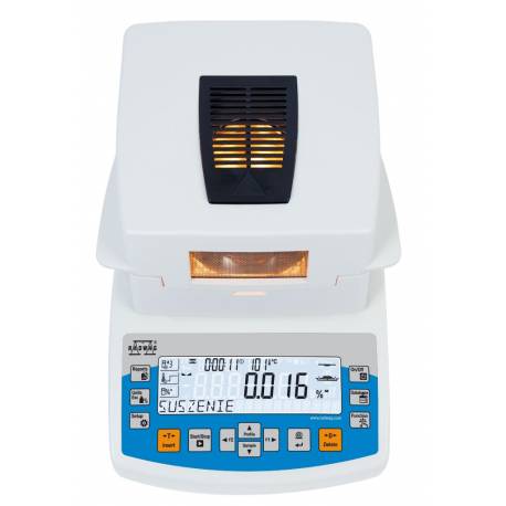 Termobilancia Radwag MA R con lampada in essiccazione