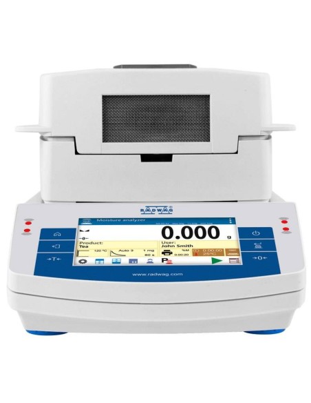 Termobilancia Radwag MA X2.A vista frontale