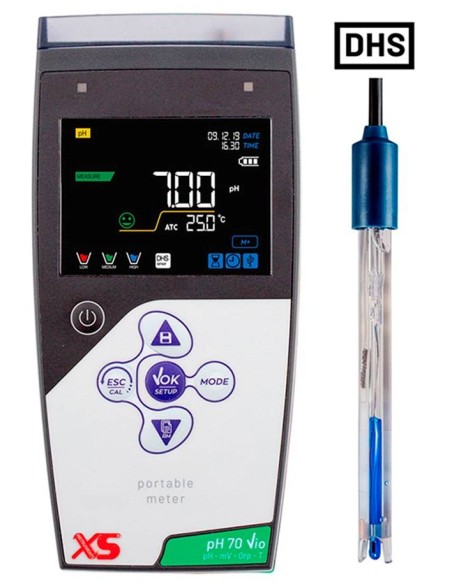 XS pH 70 Vio pHmetro con Elettrodo 201 T DHS