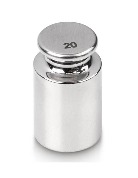 Peso cilindrico OIML E1 da 20g