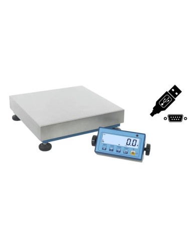 Bilancia industriale con piattaforma collegabile a PC