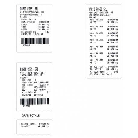 Esempio stampa Pesa Pallet RPS