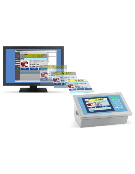 Terminale Touch INOX IP68 applicazioni database PC