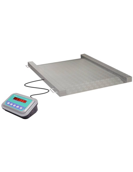 Bilancia da pavimento ultraleggera con rampe integrate ISPM