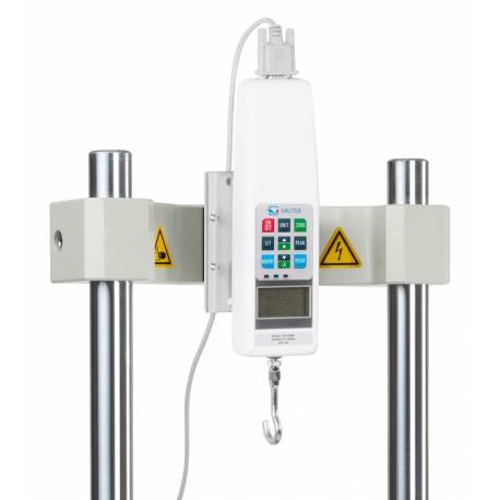 Banco di prova Sauter TVS 5000N240 con dinamometro 500 Newton - esempio