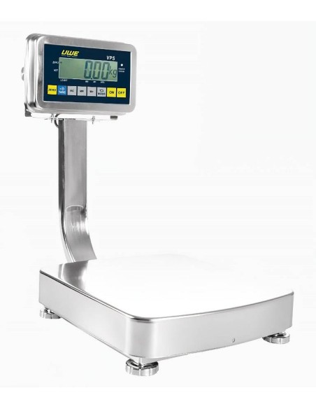 Bilancia lavabile igienica in acciaio inox IP67 UWE-VPSII