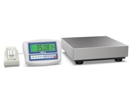 Bilancia Industriale a piattaforma TWP con Etichettatrice dim 600x600 2