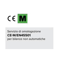 Omologazione CE-M per bilance in classe I o II di portata sino a 6kg, 