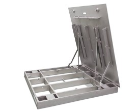 Piattaforma da pavimento inox ETI HYGIENX lavabile IP69K