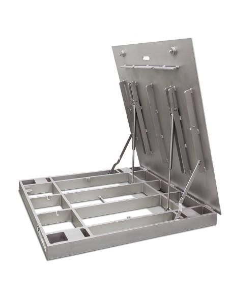 Piattaforma da pavimento inox ETI HYGIENX lavabile IP69K