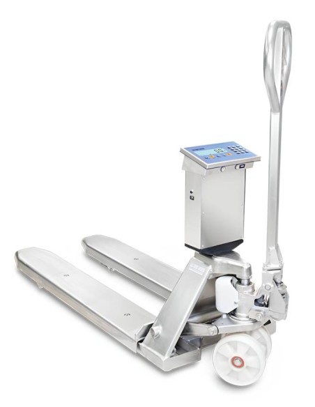 Transpallet in Acciaio Inox con Bilancia serie TPWLKI