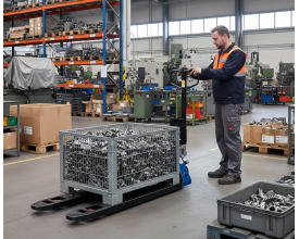 Transpallet con bilancia e funzione contapezzi TPX-C