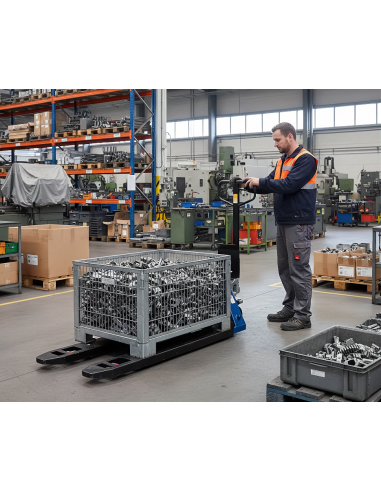 Transpallet con bilancia e funzione contapezzi TPX-C