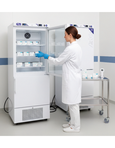 Frigo-congelatore da laboratorio combinato FRZ 300 G Argolab - 25 ... -10 °C | +2 ... +8 °C.
