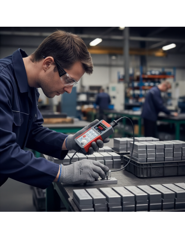 Spessimetro a ultrasuoni SAUTER TO 100-0.01EE per controllo non distruttivo su componenti metallici