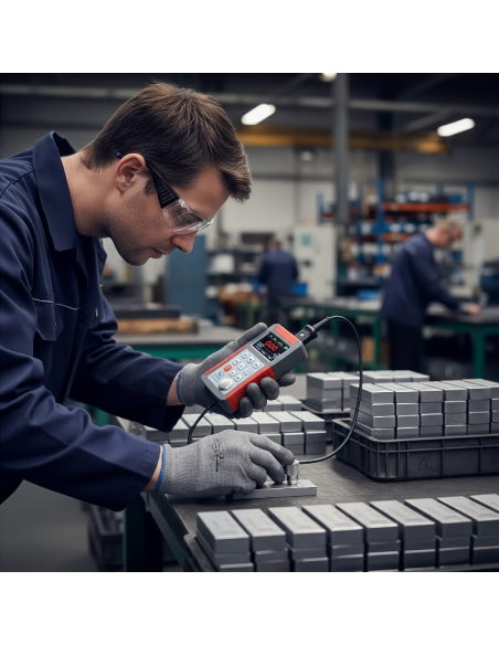 Spessimetro a ultrasuoni SAUTER TO 100-0.01EE per controllo non distruttivo su componenti metallici