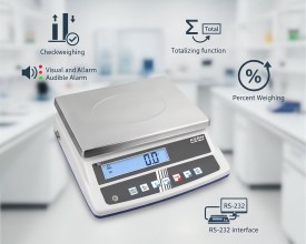 Bilancia elettronica controllo peso Kern FCD con le funzioni speciali di serie