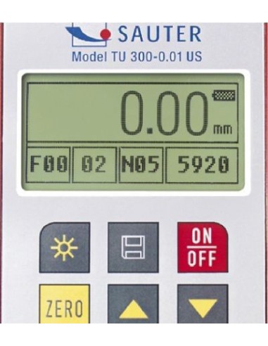 Spessimetro SAUTER TU-US dettaglio display