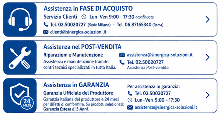 assistenza clienti sinergica soluzioni