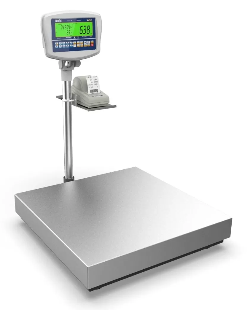 Bilancia con check peso ed etichetattura