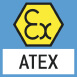 Aree pericolose classificate a rischio di esplosione (ZONA ATEX 2 e 22) con modo di protezione secondo Ex II 3GD IIC T6 T130°C X.