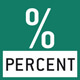 Determinazione percentuale: visualizzazione del scostamento dal peso di riferimento (100%) in percentuale anziché in grammi.